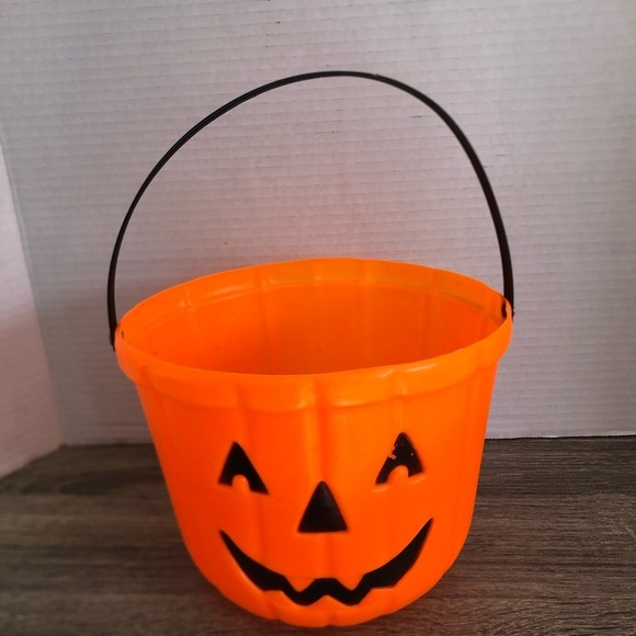 Vtg Blow Mold Halloween Bucket - Picture 3 of 12